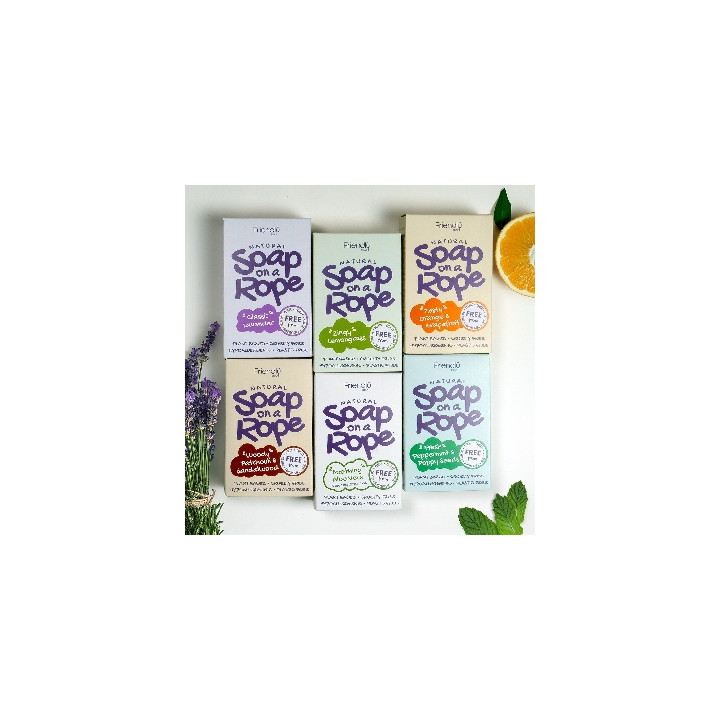 Friendly Soap přírodní mýdlo levandule na šnůrce 125 g