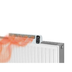 Ecosavers Radiator Airflow Fan pro zvýšení efektivity radiátoru a distribuce tepla 3 ventilátory