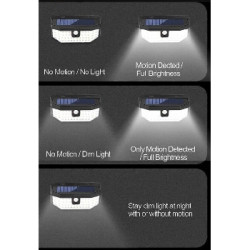 POWERplus Tapir Solární LED venkovní svítidlo s pohybovým čidlem