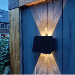 POWERplus Weasel Solární nástěnné osvětlení 4 LED