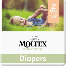 Moltex Pure and Nature Mini 3-6 kg Ekonomické balení 4 x 38 ks