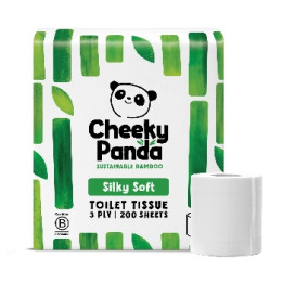 The Cheeky Panda Bambusový toaletní papír bílý 3 vrstvý balení 9 ks