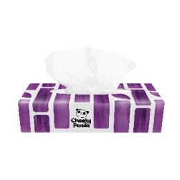 The Cheeky Panda Jednorázové bambusové kapesníky s balzámem bílé 4 vrstvé balení 64 ks