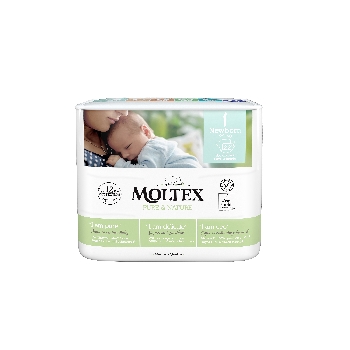 Moltex Pure and Nature Eko plenky Pro novorozence 2-5 kg 22 ks
