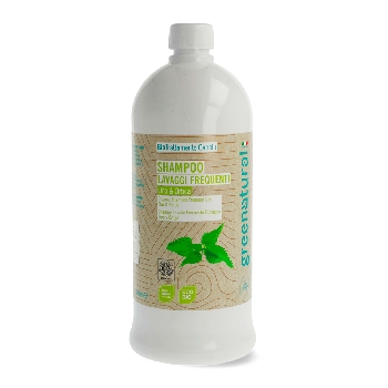 Greenatural Šampon pro všechny typy vlasů len a kopřiva BIO 1 l