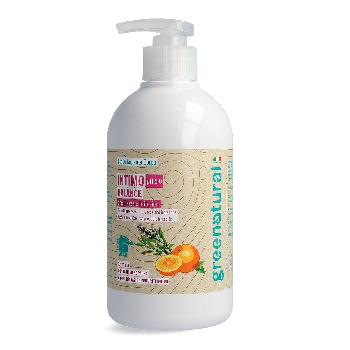Greenatural Intimní mycí gel Balance pomeranč a šalvěj pH 5,0 BIO 500 ml