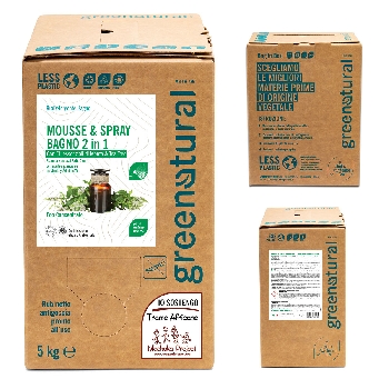 Greenatural Čistič na koupelny 2v1 máta a tea tree 5 kg