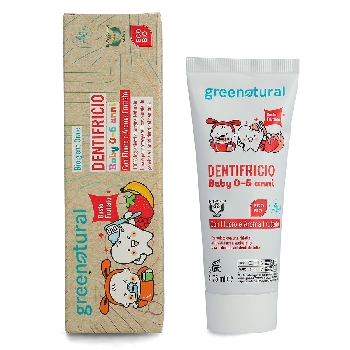 Greenatural Zubní pasta pro děti do 6 let s fluoridem ovocná BIO 75 ml