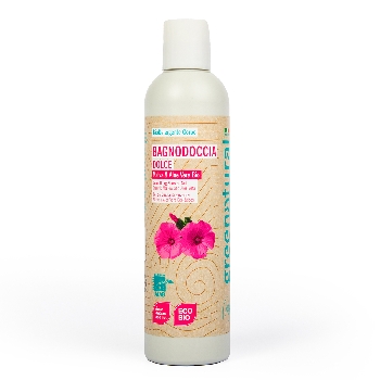 Greenatural Uklidňující sprchový gel sléz a aloe vera BIO 250 ml