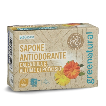 Greenatural Deodorační mýdlo měsíček a kamenec 100 g