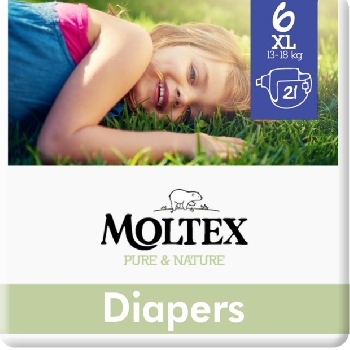 Moltex Pure and Nature XL 13-18 kg 21 ks