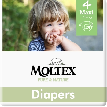 Moltex Pure and Nature Maxi 7-14 kg  Ekonomické balení 6 x 29 ks