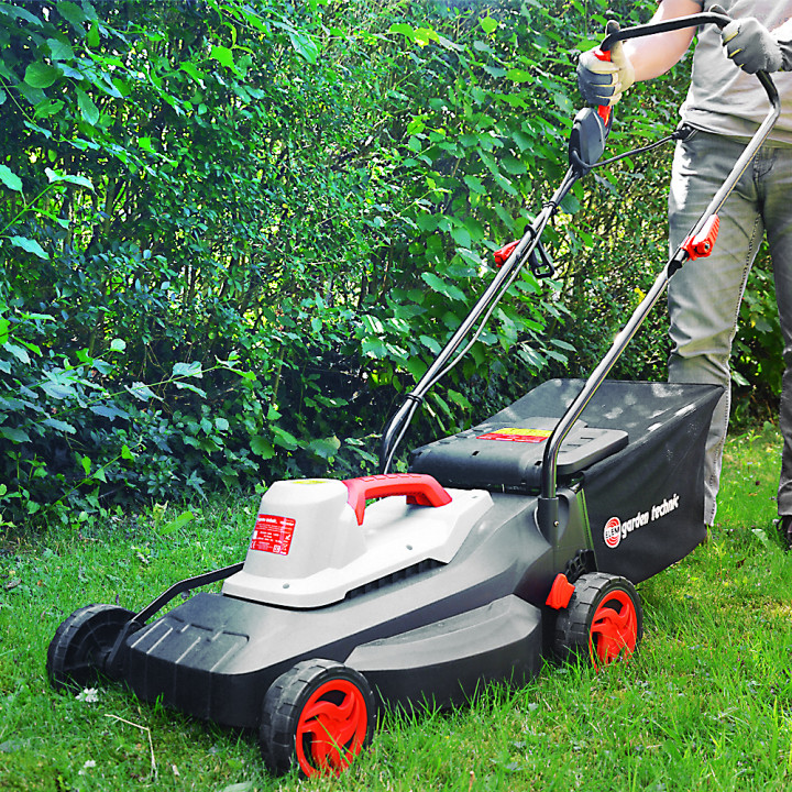 Tondeuse à gazon électrique 1500W - Largeur de coupe 37cm - Elem Garden