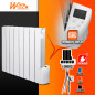 Radiateur à inertie fluide 1200W 8 éléments - Warm Tech