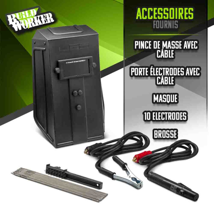 Poste à souder Inverter 100A + 10 électrodes