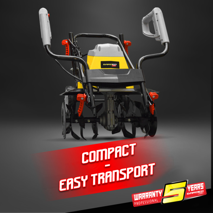 Motobineuse électrique 1500W - 6 Fraises - Gardeo