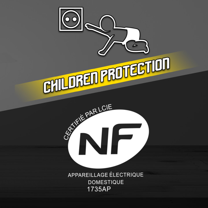 Enrouleur électrique 25m - 4 prises, Protection Enfant, Câble H05VV-F 3G1.5mm²