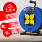 Enrouleur 4prises-h07rn-3g1.5mm²-40m - I-Watts Pro