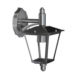 Applique murale extérieure descendante Inox E27 - Ampoule Max 40W - Protection IP44
