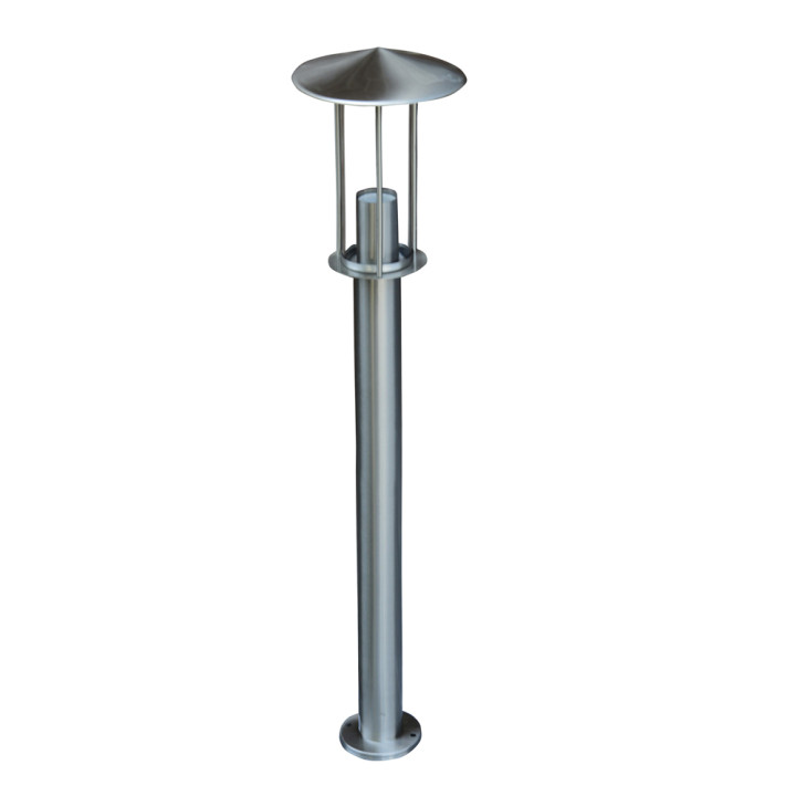 Borne extérieure Inox 60W E27 - Hauteur 80cm - I-Watts Outdoor Lighting