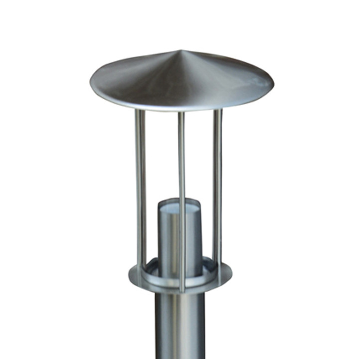 Borne extérieure Inox 60W E27 - Hauteur 80cm - I-Watts Outdoor Lighting