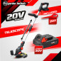 Coupe bordures sans fil 20V Batterie Lithium 2000mAh - 25cm - Elem Garden