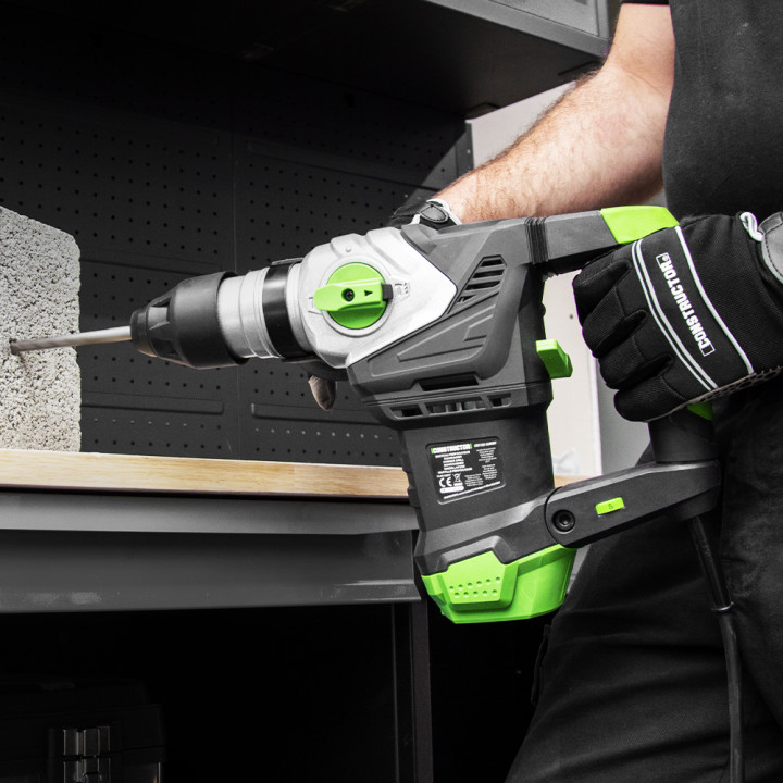 Marteau perforateur 1500W - 6 joules - Vitesse variable - avec coffret Constructor
