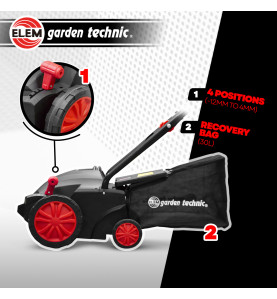 Scarificateur émousseur électrique 1500W - 32cm