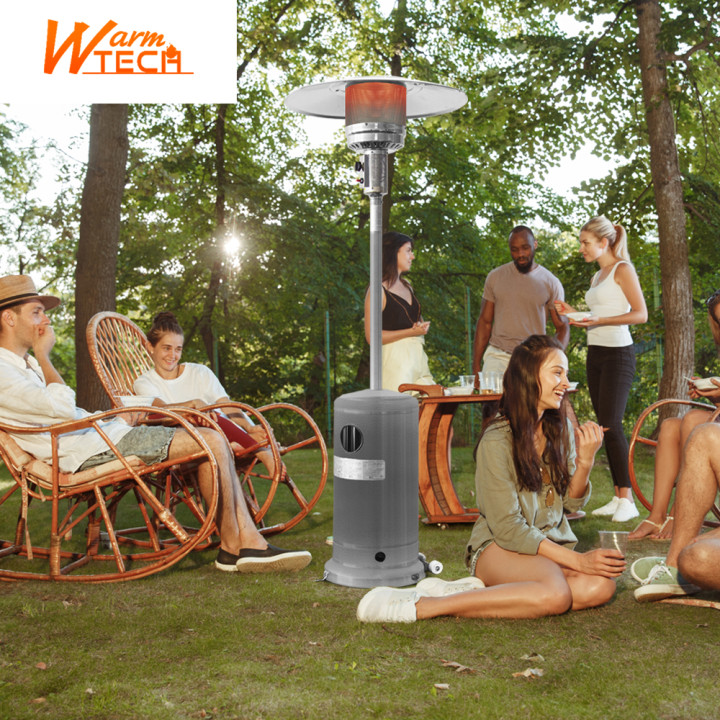 Chauffage de terrasse au gaz 13Kw avec roues - Warm Tech
