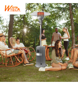 Chauffage de terrasse au gaz 13Kw avec roues - Warm Tech