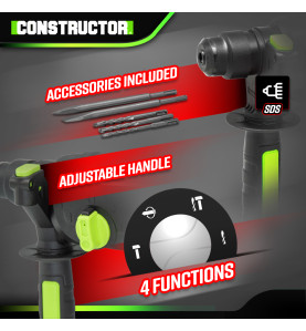 Marteau perforateur 1050W BMC - Constructor