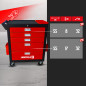 Servante d'atelier 5 tiroirs + accessoires - Movitools