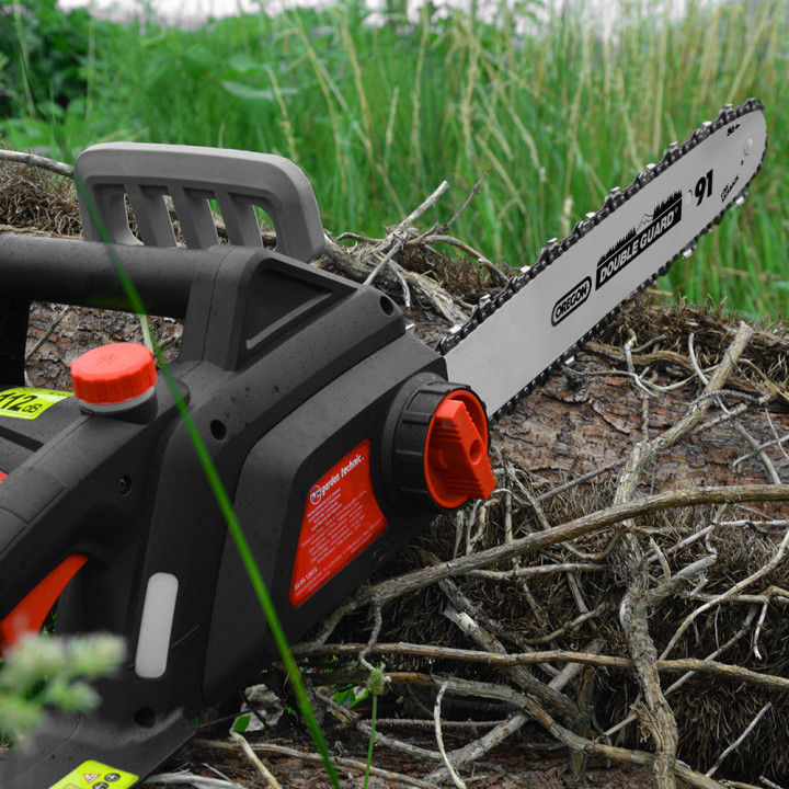Tronçonneuse électrique 2000W - Guide 46cm Oregon - Vitesse 12.1 m/s