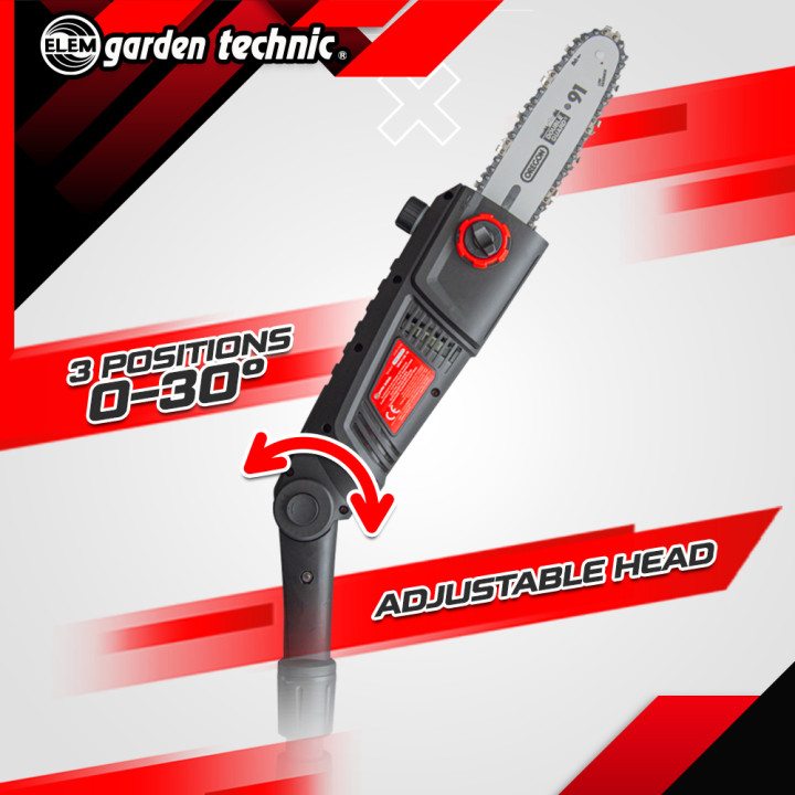 Scie à ébrancher sur perche 710W Guide Oregon 24cm