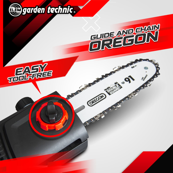 Scie à ébrancher sur perche 710W Guide Oregon 24cm