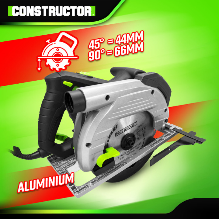 Scie circulaire 1350W - 190mm - Constructor
