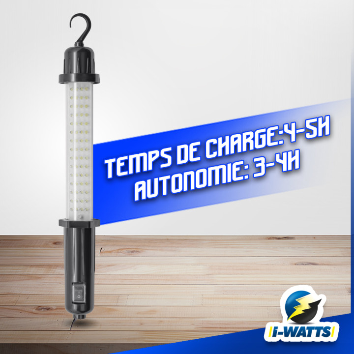 Baladeuse rechargeable 60 LED - I-Watts