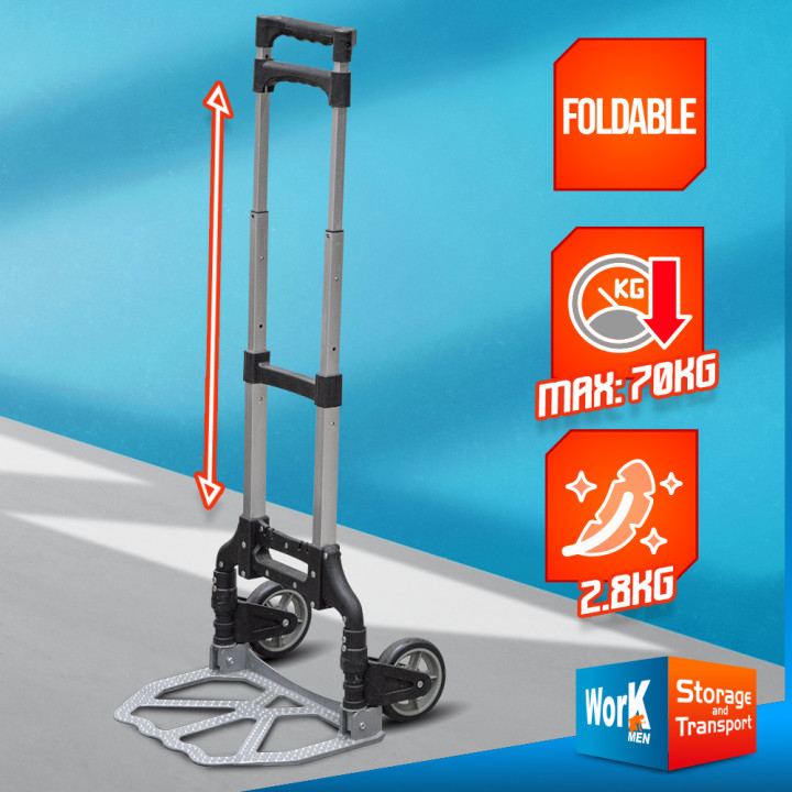 Diable aluminium pliable max 70kg - Work Men