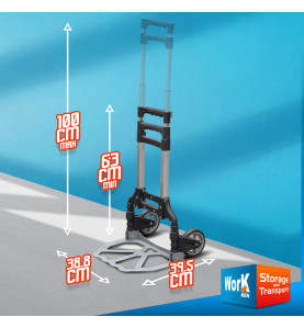 Diable aluminium pliable max 70kg - Work Men