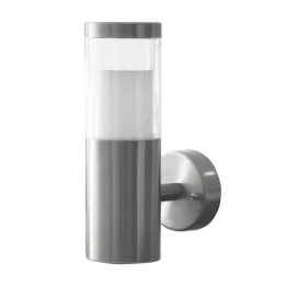 Applique murale extérieure Inox LED 7W + Bluetooth - Lumière blanc froid 6000K - IP44