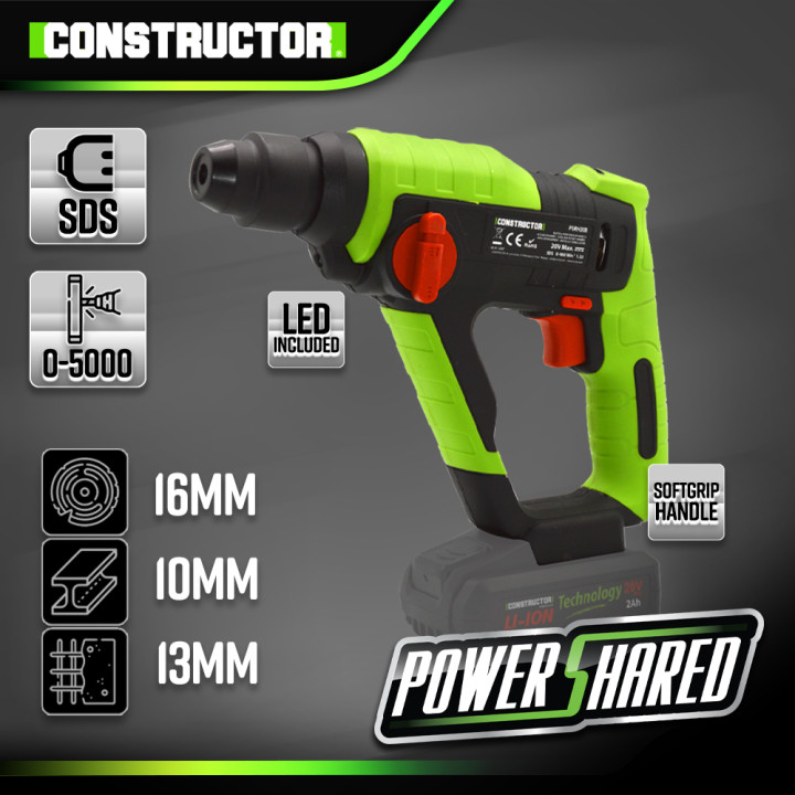 Marteau perforateur sans fil 20V - Sans batterie