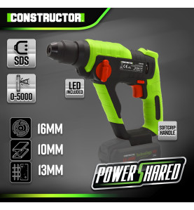 Marteau perforateur sans fil 20V - Sans batterie
