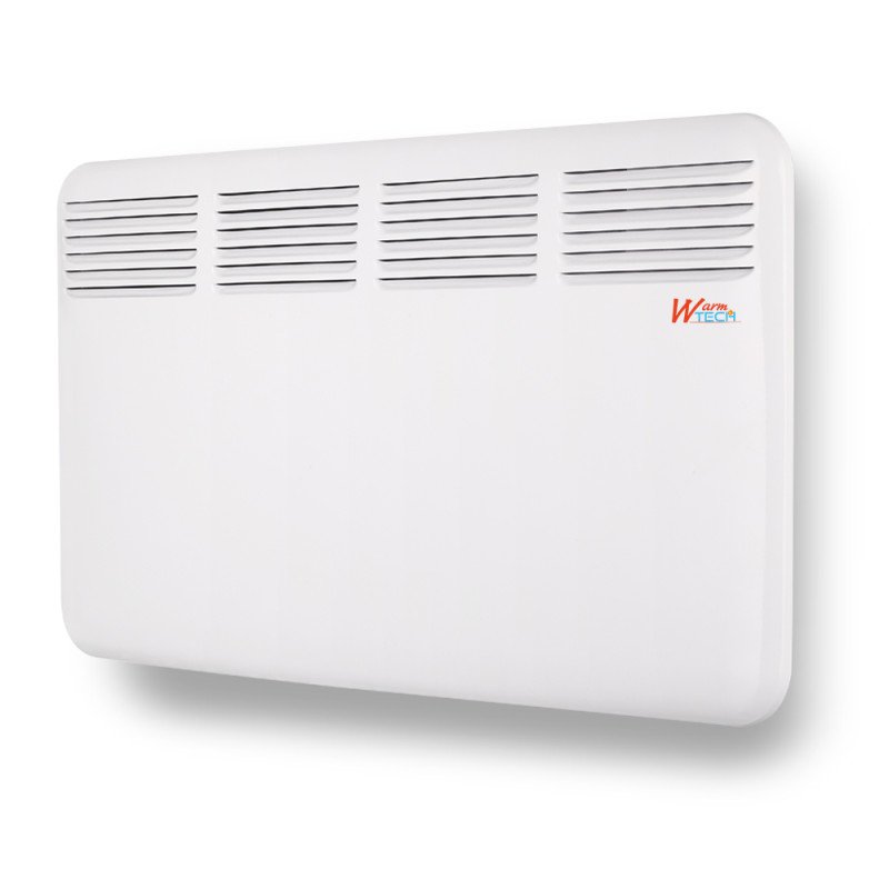 Chauffage mural 2000W - 4 modes - Thermostat électronique - Timer 24H - Warm Tech
