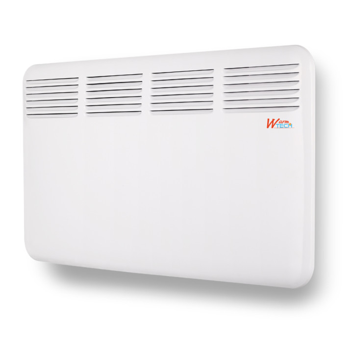 Chauffage mural 2000W - 4 modes - Thermostat électronique - Timer 24H - Warm Tech