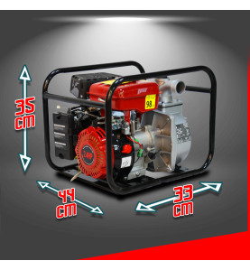 Pompe à eau thermique 4 temps 79.6cc 7000l/h - Master Pumps
