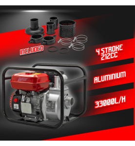 Pompe à eau thermique 212cc 33000 l/h Master Pumps