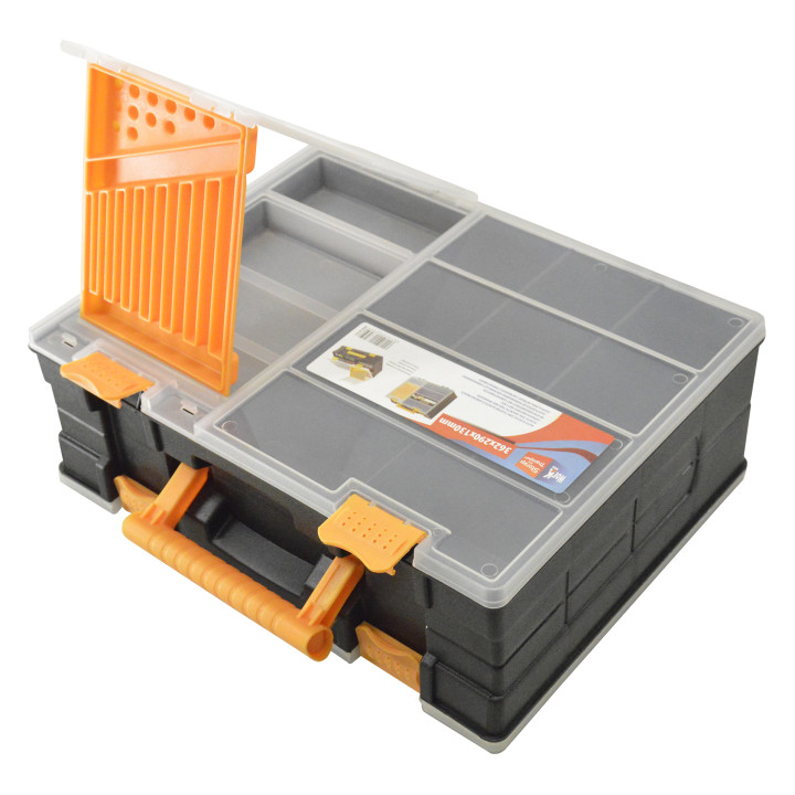 Mallette de rangement 362 X 290 X 130MM - Compartiments amovibles - Workmen