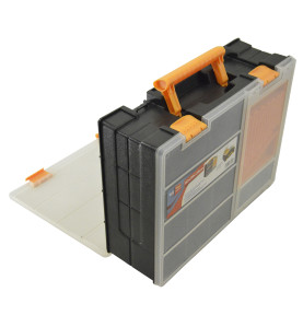 Mallette de rangement 362 X 290 X 130MM - Compartiments amovibles - Workmen
