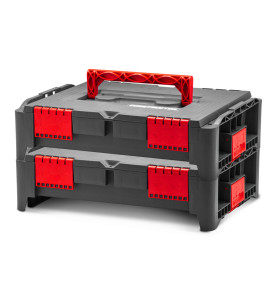 Lot de 2 coffrets empilables BEPS1 - Constructor