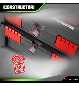 Lot de 2 coffrets empilables BEPS1 + BEPS2 - Const